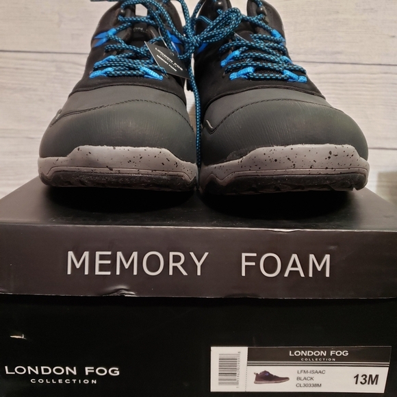 London‎ Fog ISAAC High‑Top Sneaker Boots, Memory Foam, Men’s 13 M — Black main image 13